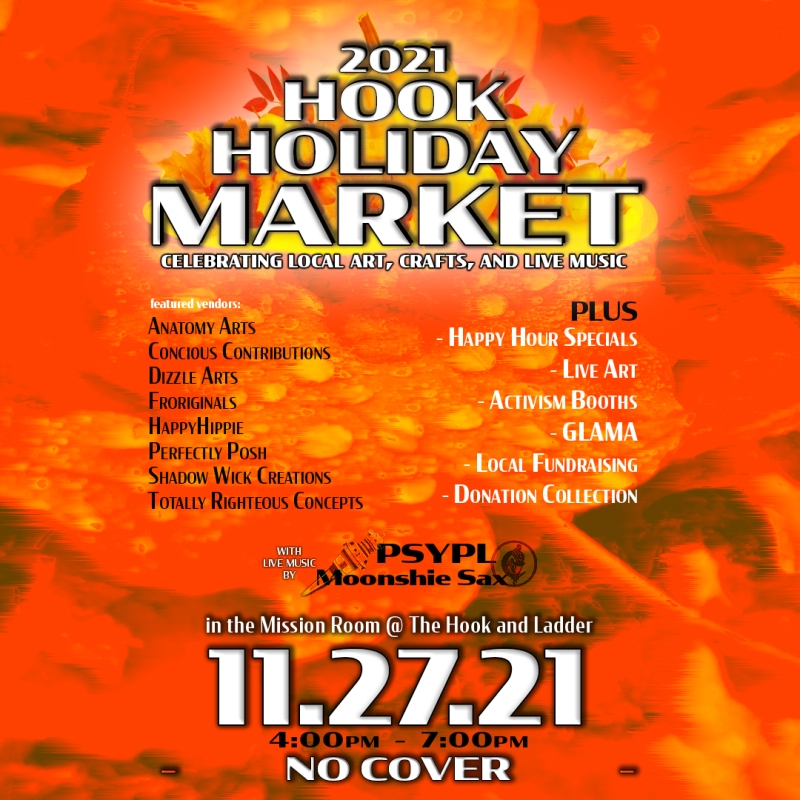 The Hook Holiday Market at The Hook and Ladder Mission Room 11/27